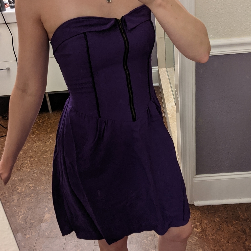 NEW Urban Outfitters XS Renewal purple dress